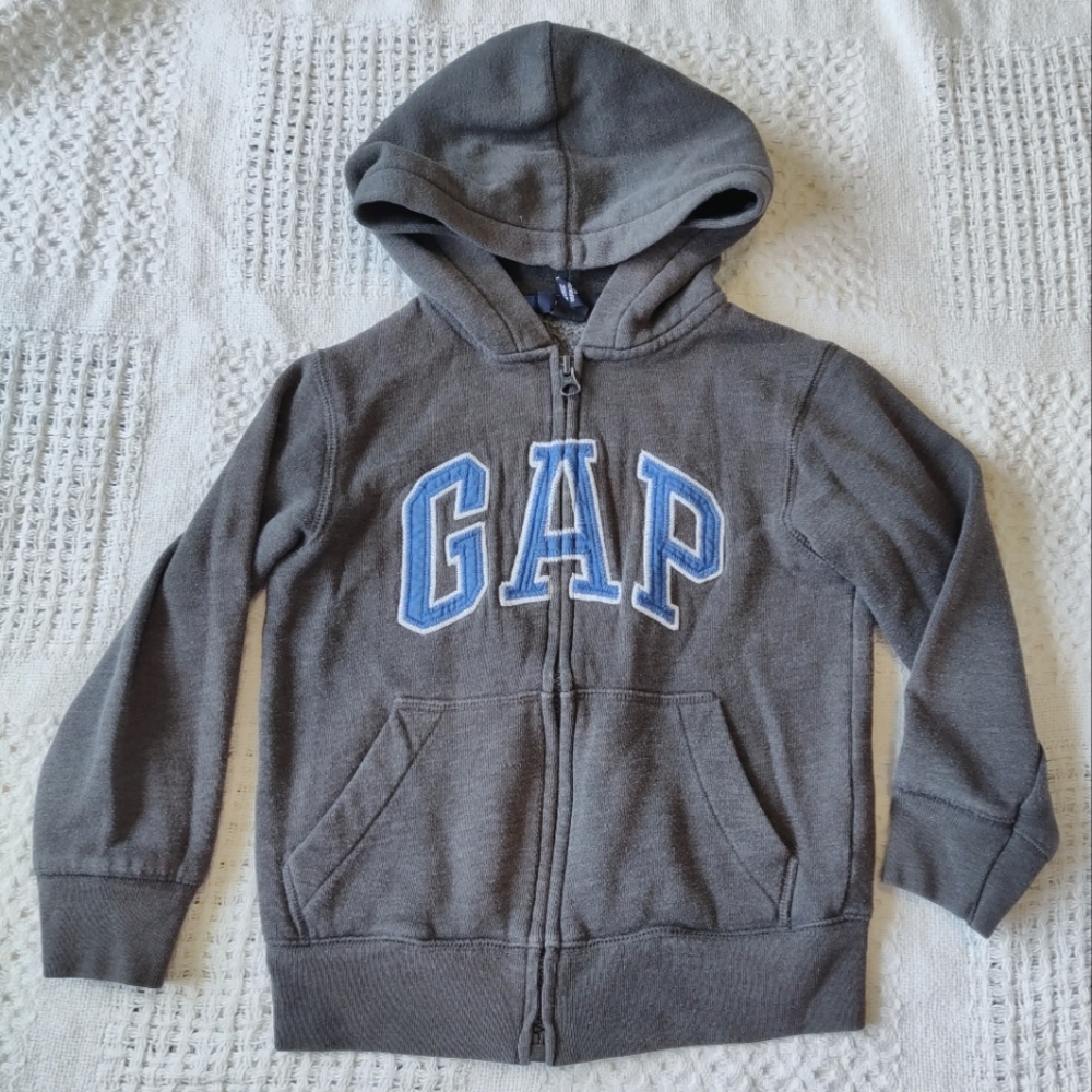 Gap Hoodie Sweatshirt Zippered Size XS 4-5 Years